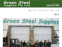 Tablet Screenshot of greensteelsupplies.com.au